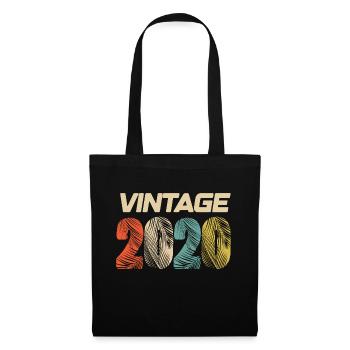Jahrgang 2020 Retro - Bestseller - Stoffbeutel - Schwarz - Vorne