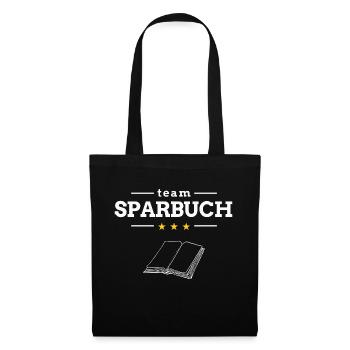 Team Sparbuch - Stoffbeutel - Schwarz - Vorne