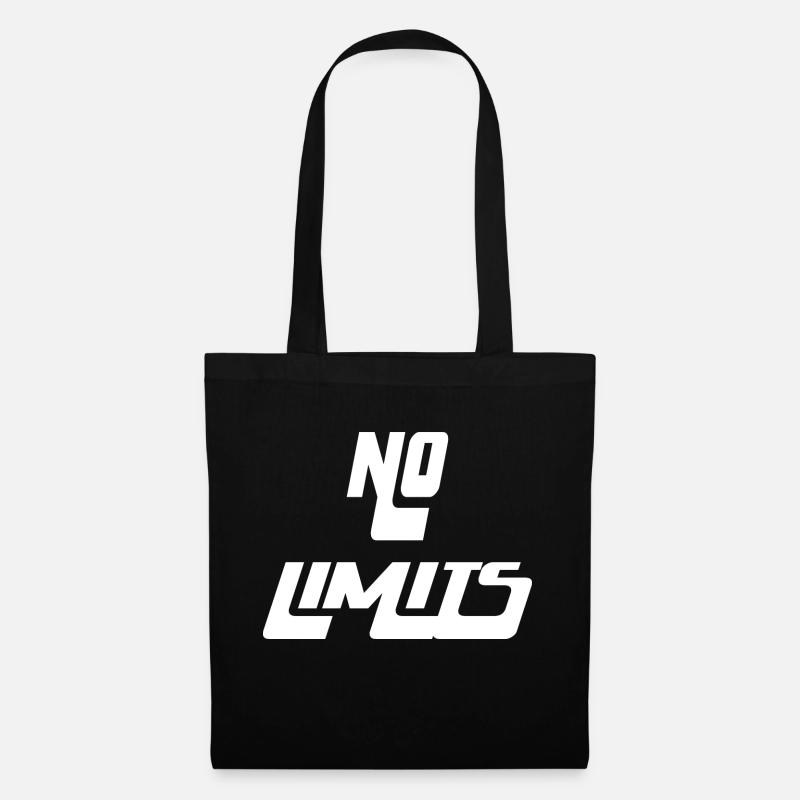 No Limits - Stoffbeutel - Schwarz