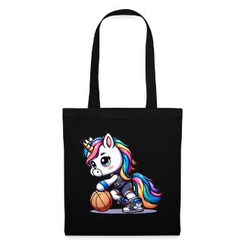 Cute Basketball Player Unicorn - Tote Bag - black - Front