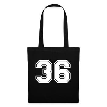 36 - Sac en tissu - noir - Devant