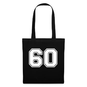 60 - Sac en tissu - noir - Devant
