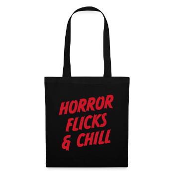 Films d’horreur et frisson - Sac en tissu - noir - Devant