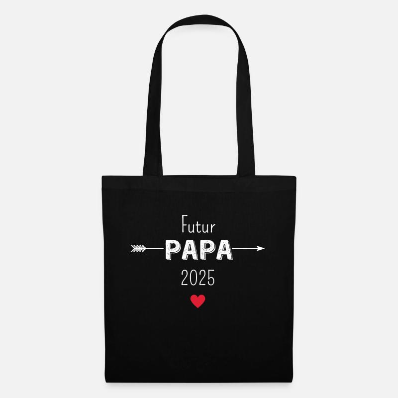 Werdender Papa 2025 - Stoffbeutel - Schwarz