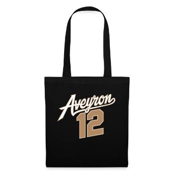 Aveyron 12 - Sac en tissu - noir - Devant