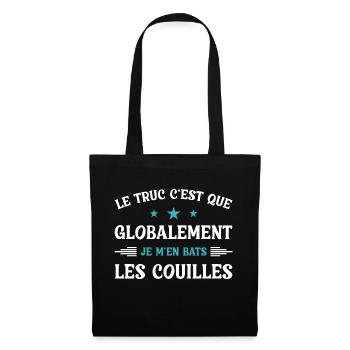 The thing is that I don't give a damn - Tote Bag - black - Front