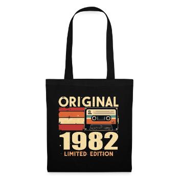 Geburtstag 1982 - Legendär Seit 1982 Geschenk 1982 - Stoffbeutel - Schwarz - Vorne