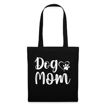 Stylish Dog Mom Motif for Dog Lovers - Tote Bag - black - Front