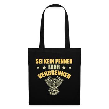 Combustion Engine Car Saying - Tote Bag - black - Front