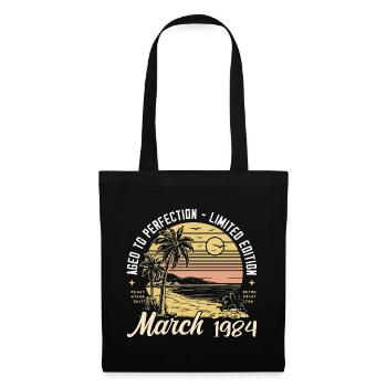 Anniversaire Mars 1984 - 41ème anniversaire - Mars 1984 - Sac en tissu - noir - Devant