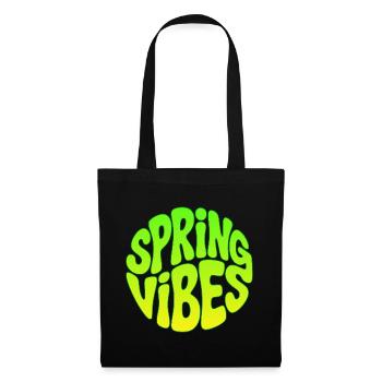 Spring vibes - Tote Bag - black - Front