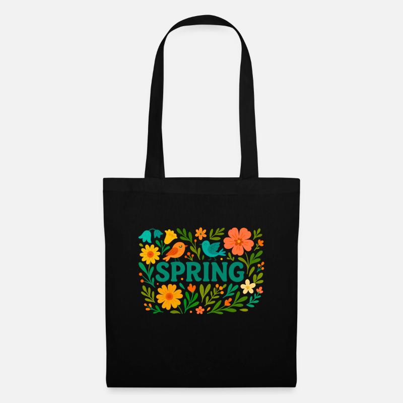 Spring - Tote Bag - black