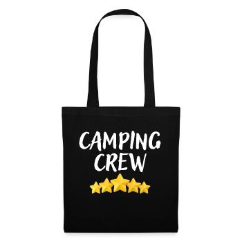 Équipe de camping - Sac en tissu - noir - Devant