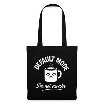 Morning grouch mode - Tote Bag - black - Front