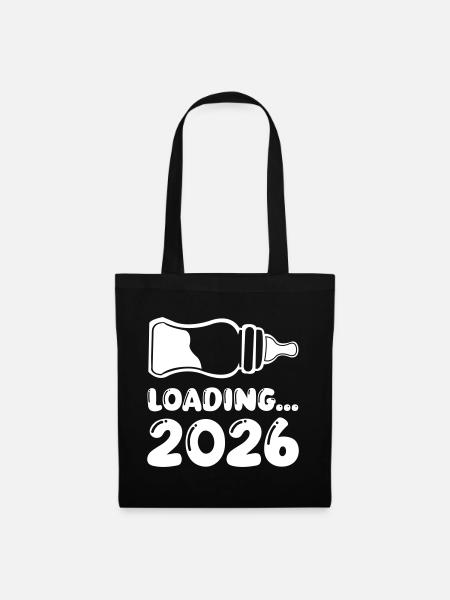 Loading 2026 Babyflasche - Stoffbeutel - Schwarz