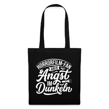 Fear in the Dark – Horror Fan - Tote Bag - black - Front