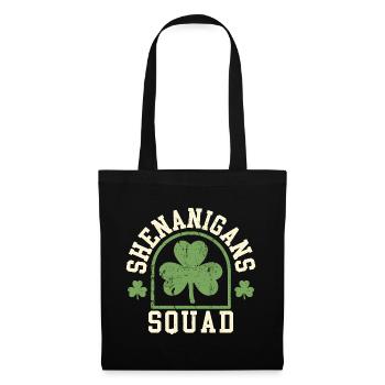 Escadron de Péripéties Trèfle Soirée de la Saint-Patrick - Sac en tissu - noir - Devant