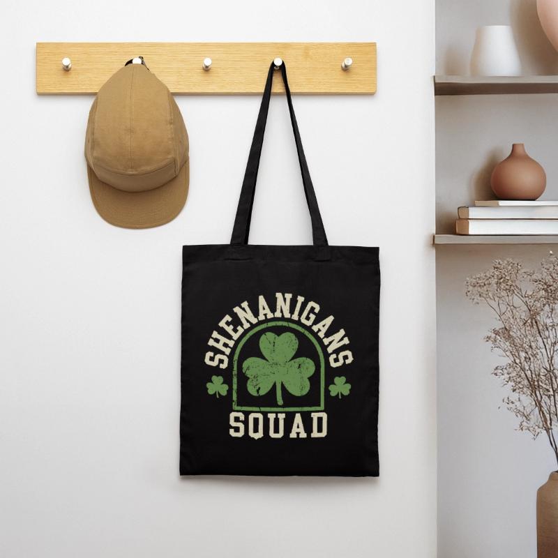 Escadron de Péripéties Trèfle Soirée de la Saint-Patrick Sac en tissu