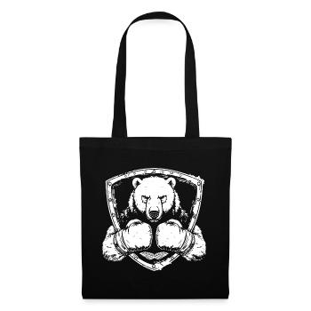 Polar Bear Polar Bear Boxing MMA - Tote Bag - black - Front