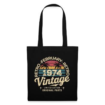 February 1974 | Awesome since February 1974 - Tote Bag - black - Front