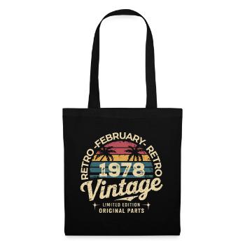 Février 1978 | Génial Depuis Février 1978 - Sac en tissu - noir - Devant