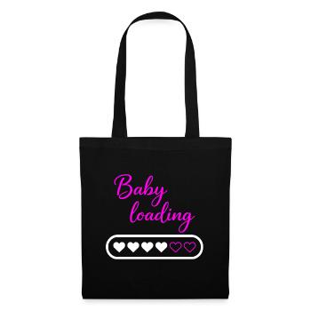 Chargement de bébé - Sac en tissu - noir - Devant