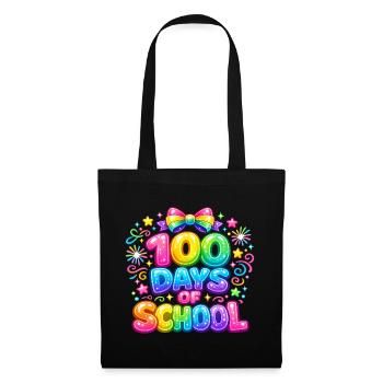 100 Jours d'École Arc-en-Ciel Magique - Sac en tissu - noir - Devant