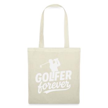 Golfer Forever Logo-Motiv - Stoffbeutel - Natur - Vorne