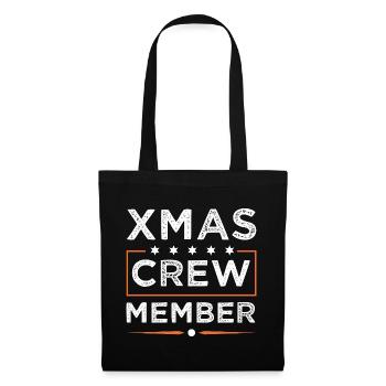 Équipage de Noël - Sac en tissu - noir - Devant
