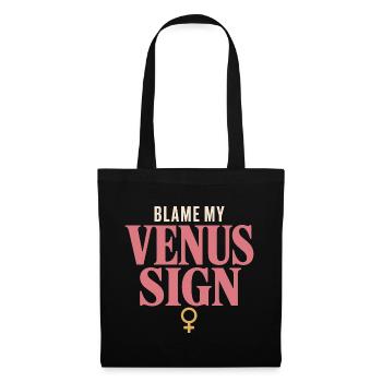 Venus sign Venus astrology - Tote Bag - black - Front