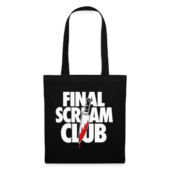Final Scream Club Horror Design - Tote Bag - black - Front