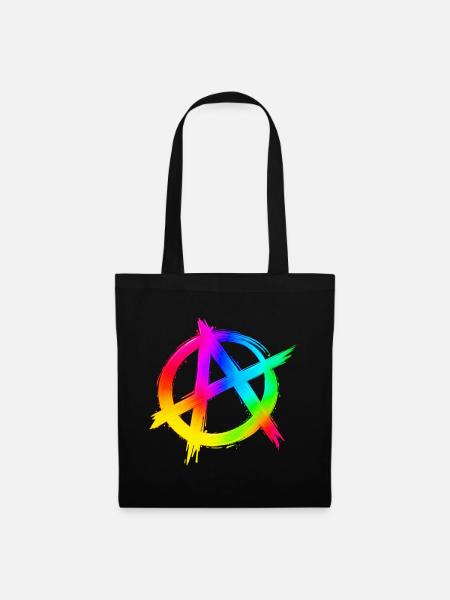 Anarchimulticolorz - Stoffbeutel - Schwarz