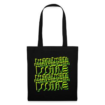Positiv - Stoffbeutel - Schwarz - Vorne