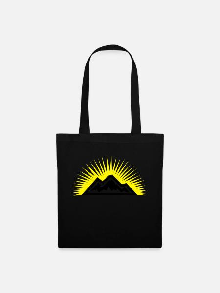 Mountainsun - Stoffbeutel - Schwarz