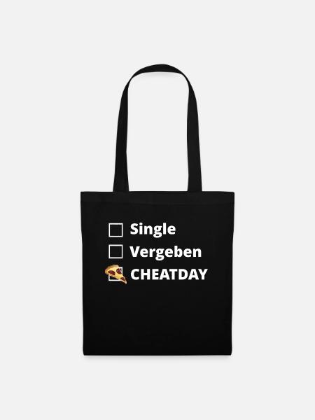Cheatday - Stoffbeutel - Schwarz