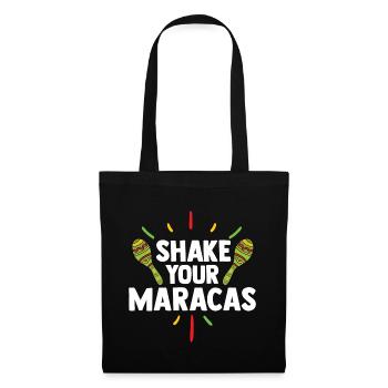 Secouez vos maracas - Sac en tissu - noir - Devant