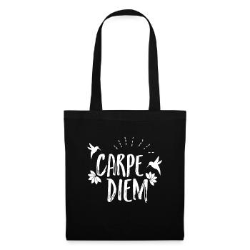 Carpe Diem - Sac en tissu - noir - Devant