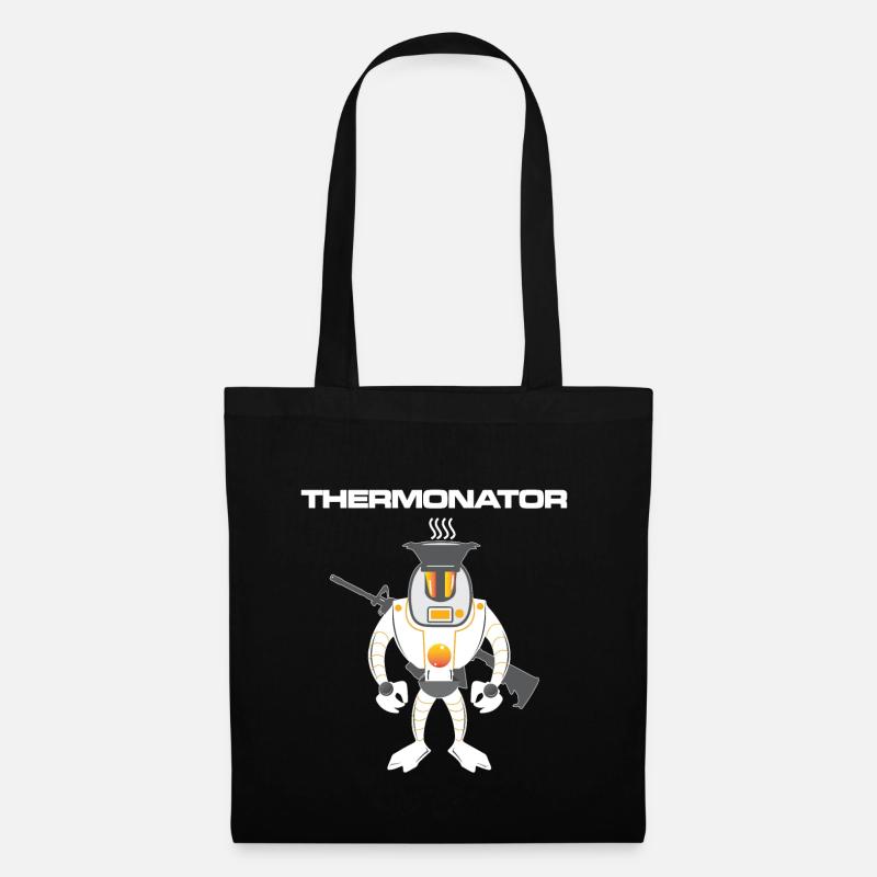 Thermonator Terminator Geschenkidee - Stoffbeutel - Schwarz