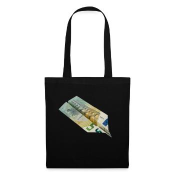 5-Euro-Schein - Stoffbeutel - Schwarz - Vorne