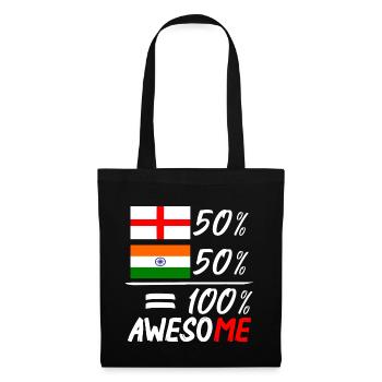 Half English Half Indian - Sac en tissu - noir - Devant