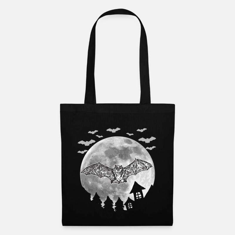 bat - Tote Bag - black