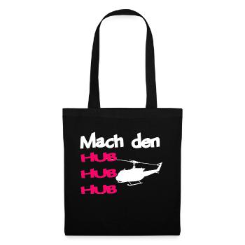 Mach den Hub Helikopter 117 - Stoffbeutel - Schwarz - Vorne