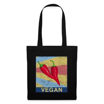 Chilli Food Food Delicious Food Vegetables - Tote Bag - black - Front