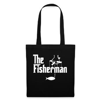Le pêcheur - Sac en tissu - noir - Devant