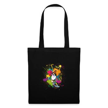 Klekskatze - Sac en tissu - noir - Devant