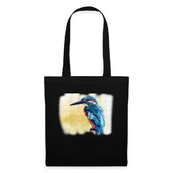 Eisvogel - Stoffbeutel - Schwarz - Vorne