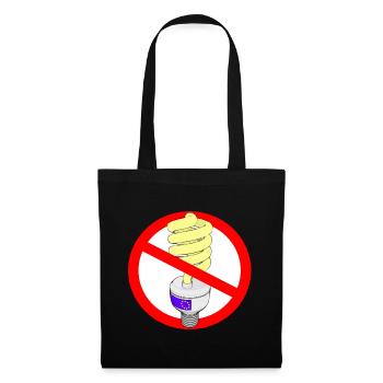 energy saving lamp - Tote Bag - black - Front