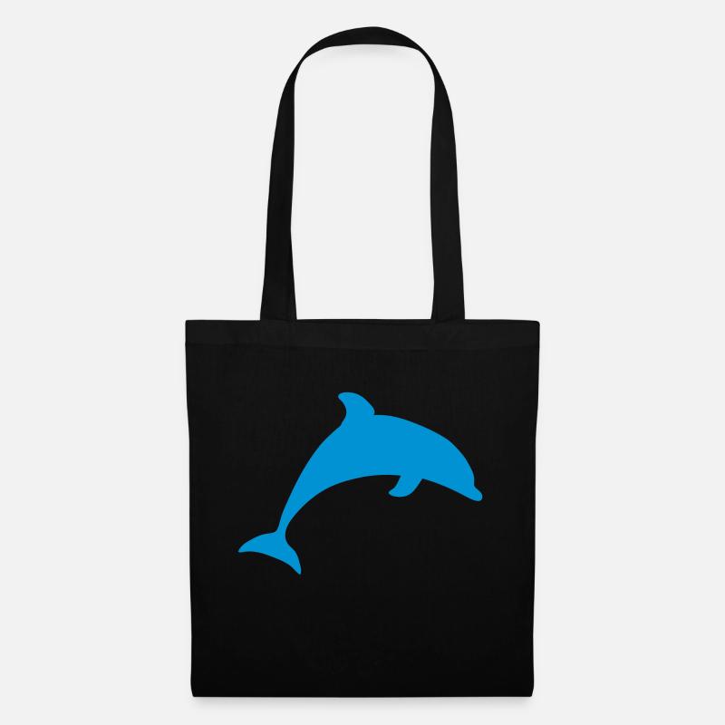 Delphin Delphin Meerestier 3062 - Stoffbeutel - Schwarz