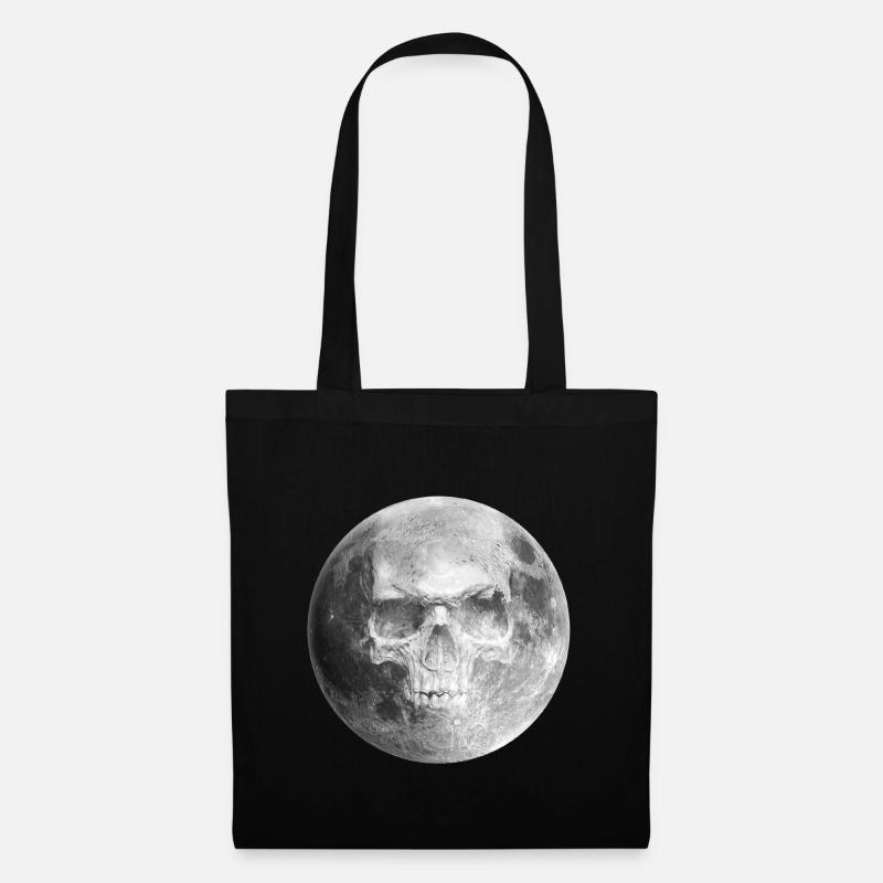 SCHÄDEL-MOND - Stoffbeutel - Schwarz