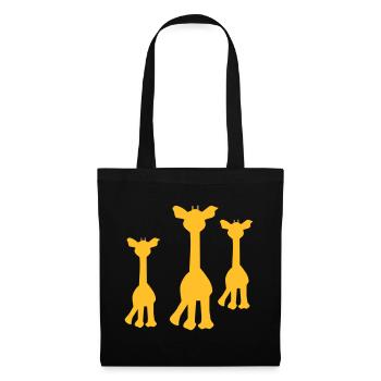 giraffe - Tote Bag - black - Front